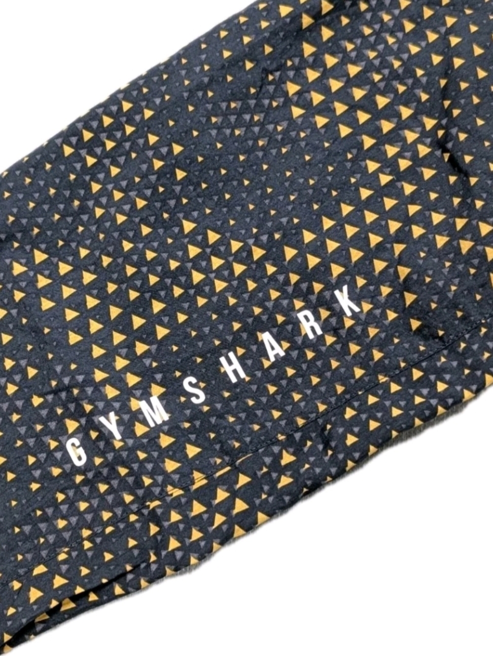 Title: Gymshark Sport Windbreaker Jacket Men's L Black Turmeric Triangle EUC - Picture 6 of 16